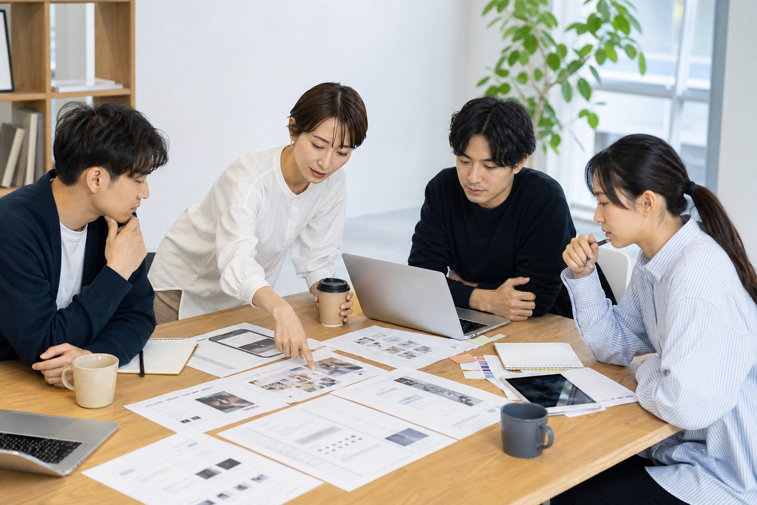 応募前に条件を相談するイメージ
