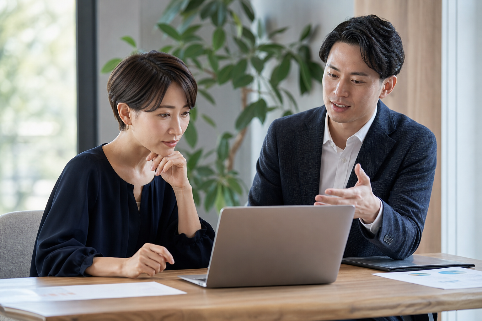 製造業求人の仕事内容を確認するイメージ