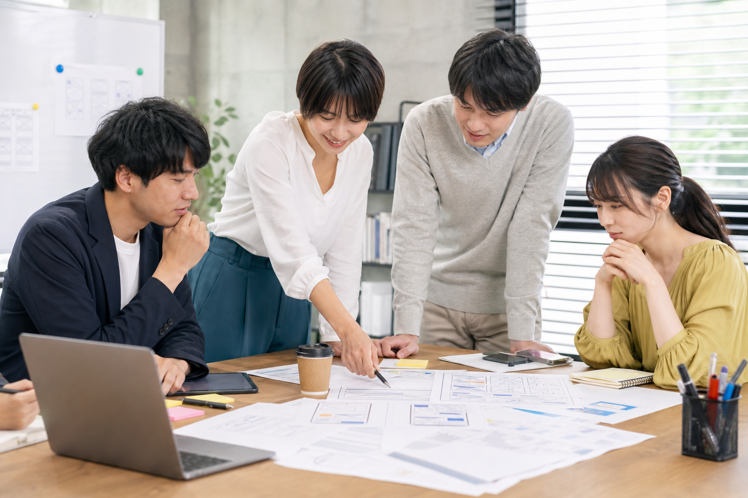 応募前に条件を相談するイメージ