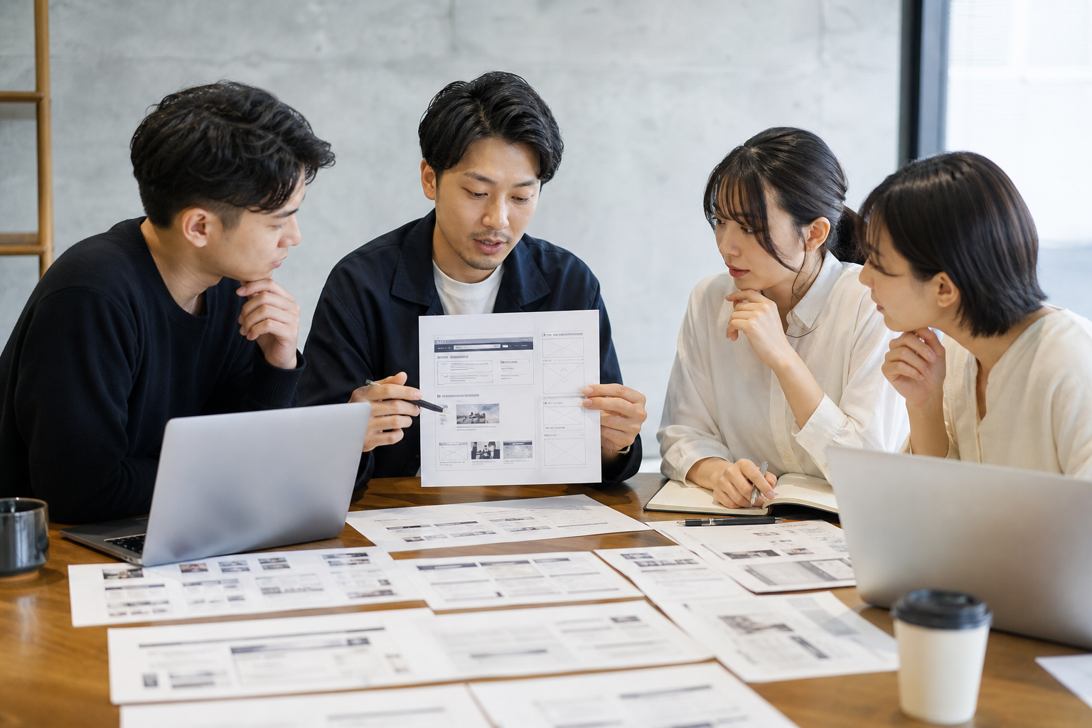 応募前に条件を相談するイメージ