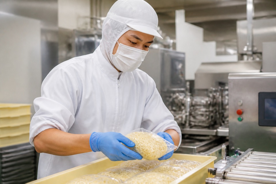 製麺作業の職場イメージ