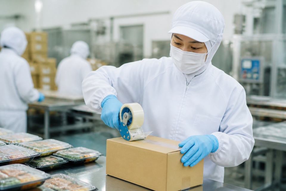 家庭紙製造 製品の入出庫の職場イメージ