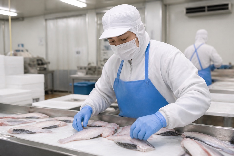 水産物加工製造の職場イメージ