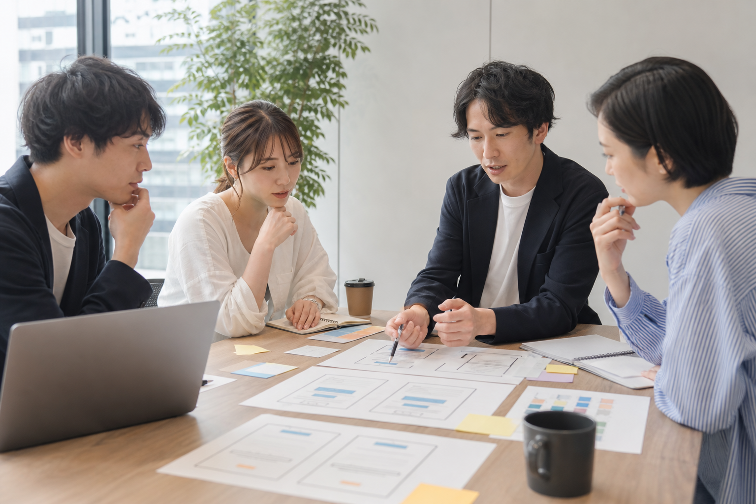 応募前に条件を相談するイメージ