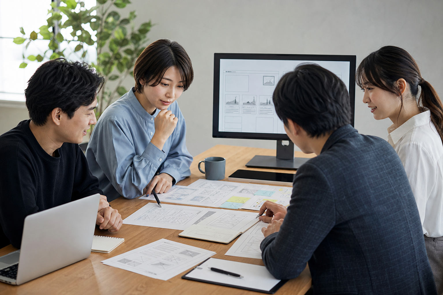 応募前に条件を相談するイメージ