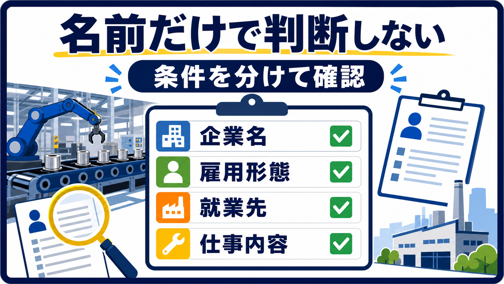 第1章｜大手メーカー求人は企業名だけで判断しないの要点を整理した本文中の要約画像