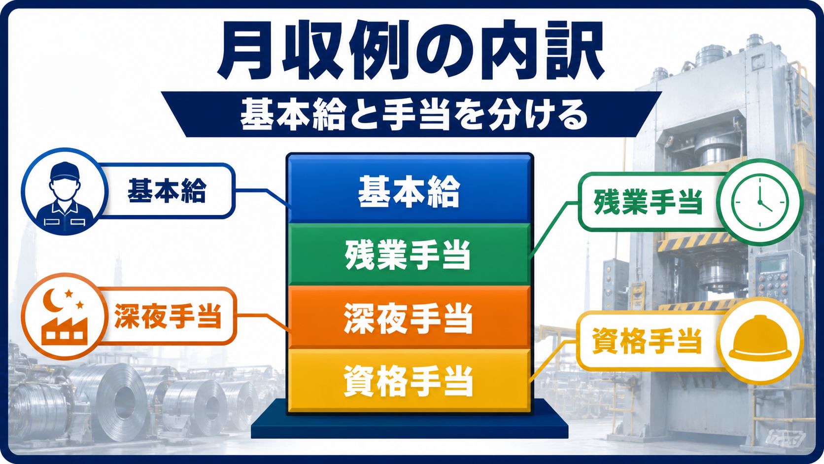 第6章｜給与・手当は基本給と条件を分解する要点を整理した本文中の要約画像