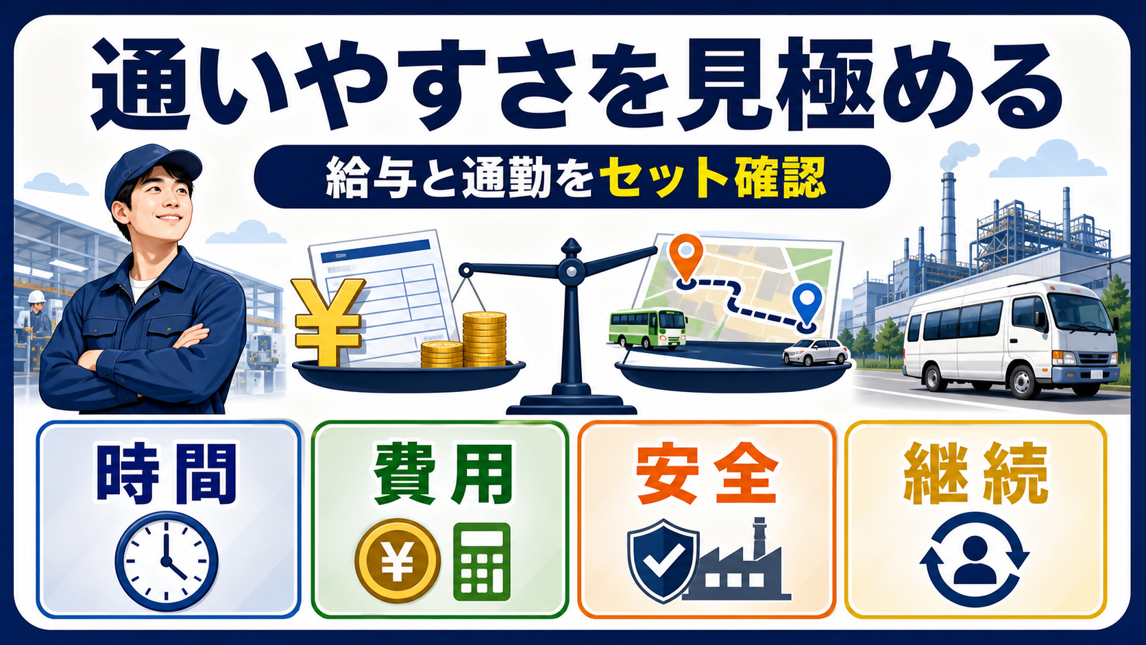 第1章｜通いやすさは給与と同じくらい大切の要点を整理した本文中の要約画像